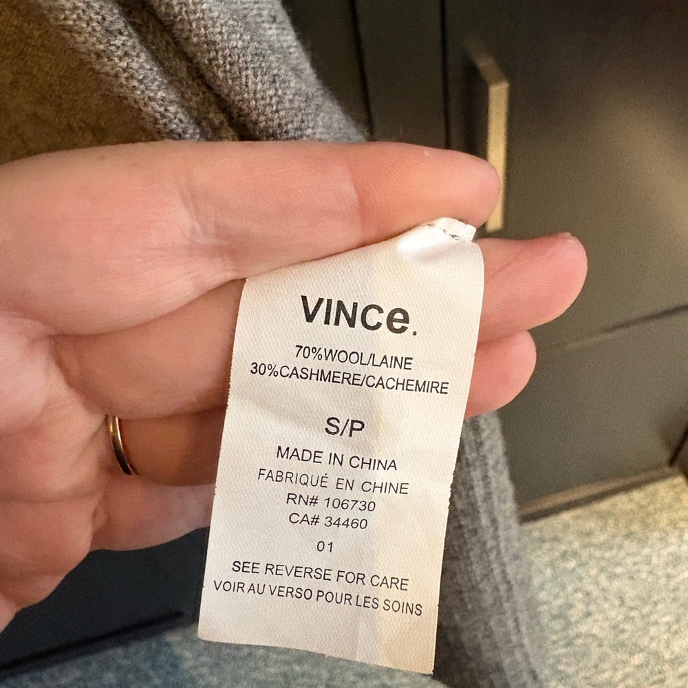 Vince Cashmere / Wool Cardigan Sweater - Picture 2 of 3